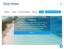 Tablet Screenshot of dimewaterinc.com